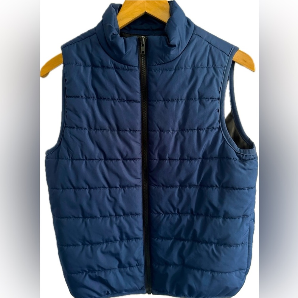 Boys Puffer Vest - Crazy 8, Navy Blue, Size L 10/12